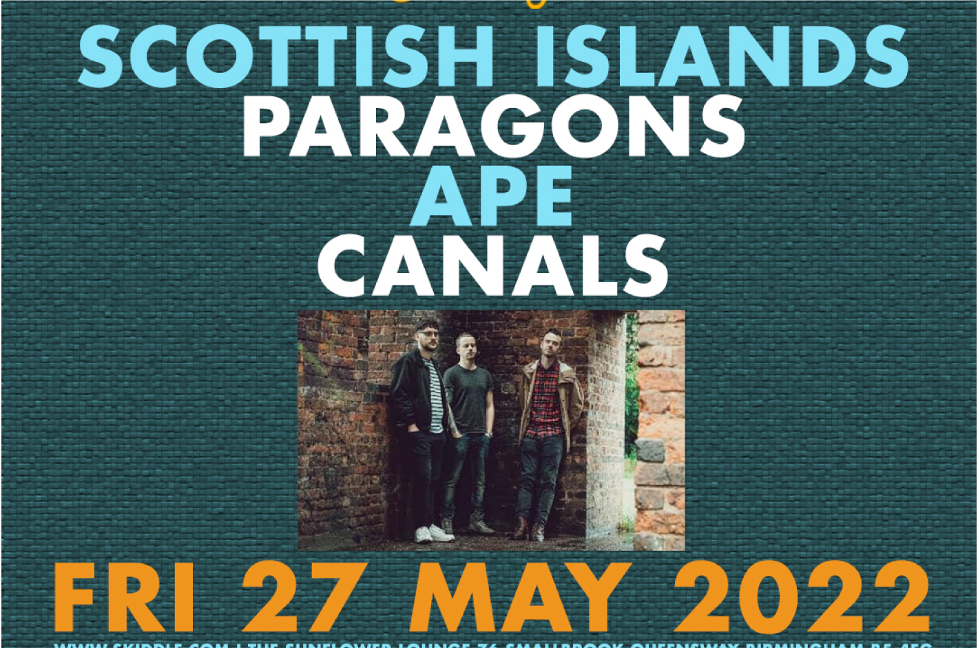Scottish Islands / Paragons / Ape / Canals