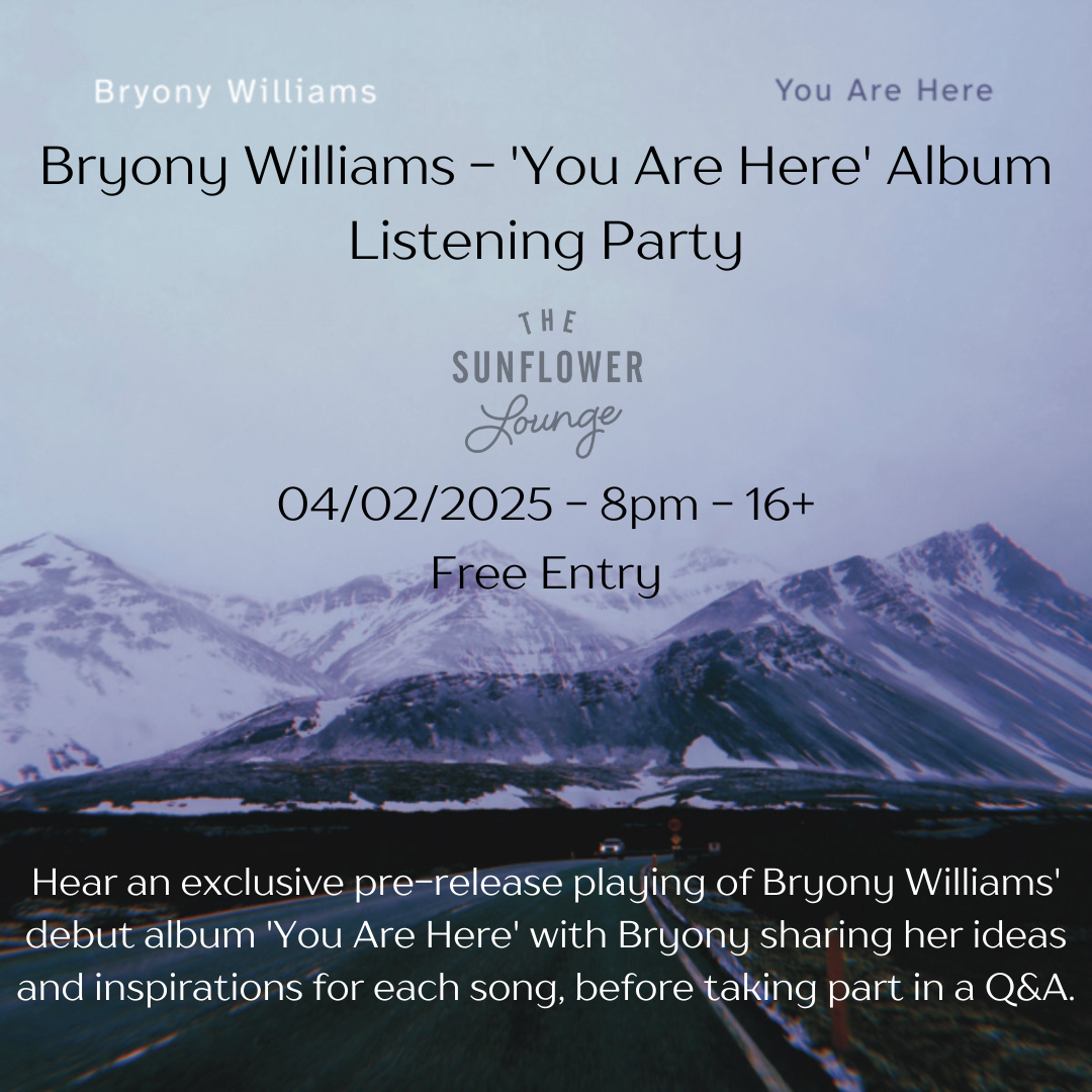 Bryony Williams - 'You Are Here' Album Listening Party