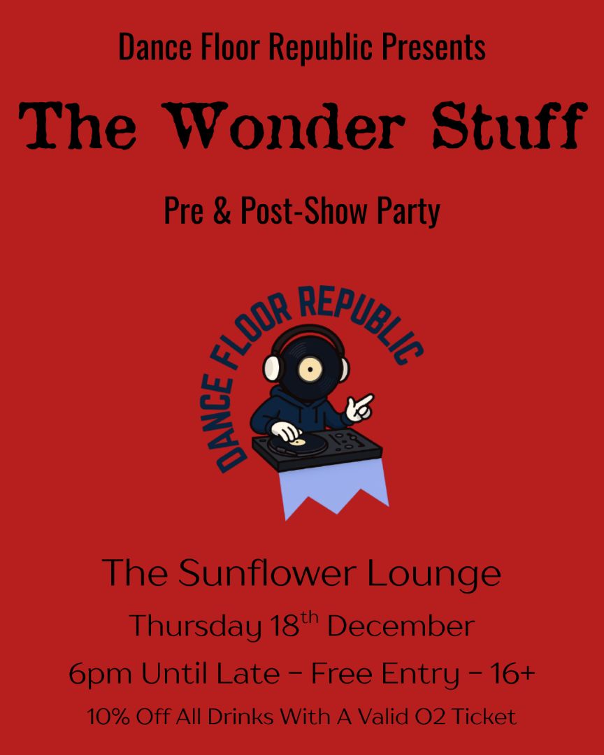 The Wonder Stuff Pre & Post-Show Party